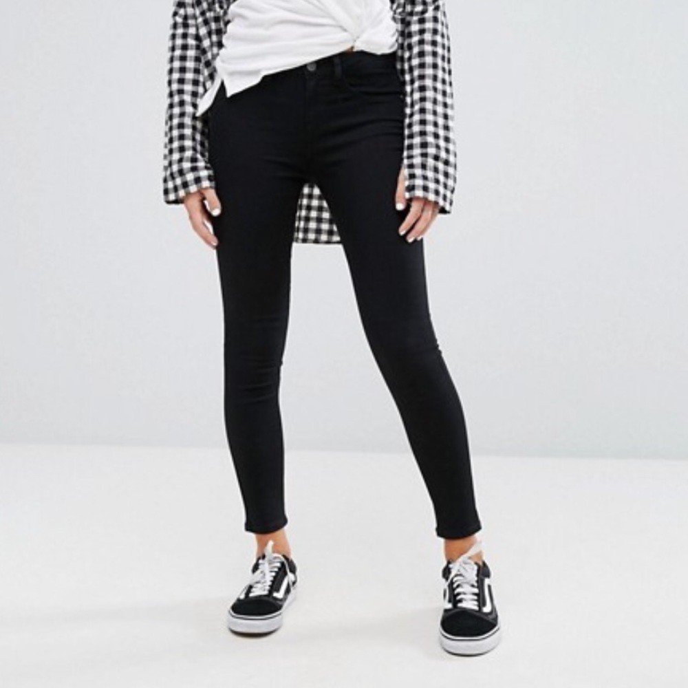 Black ASOS Noisy May Petite Skinny Jeans